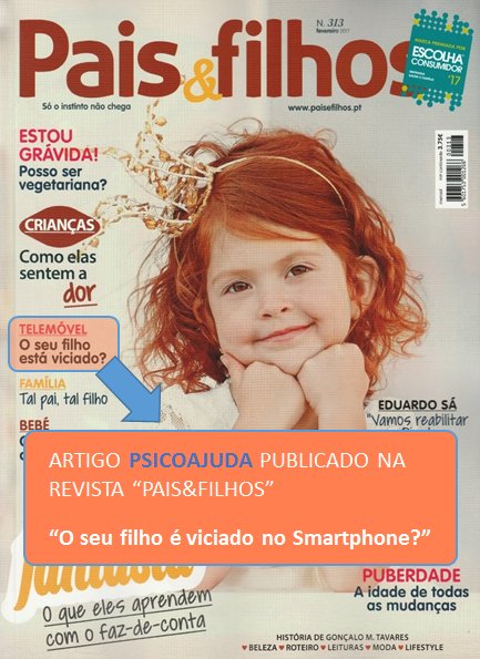 Artigo Pais&Filhos - O seu filho é viciado no Smartphone?