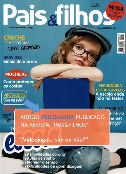 Artigo Pais&Filhos - Videojogos, edição Set.2017