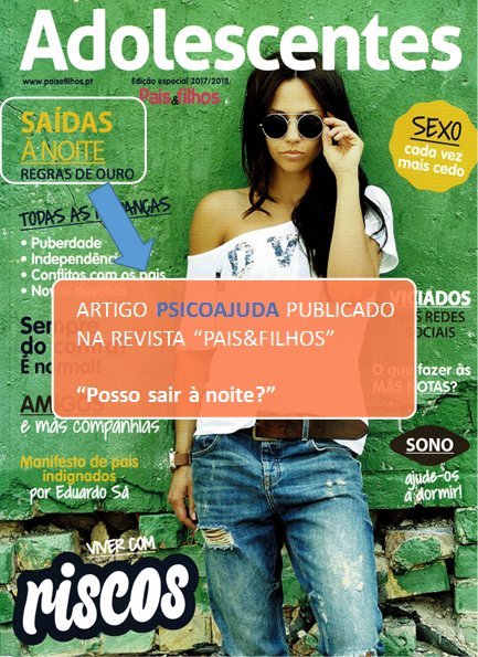 Artigo Pais&Filhos - Posso sair à noite, edição especial Adolescentes Abr.2017